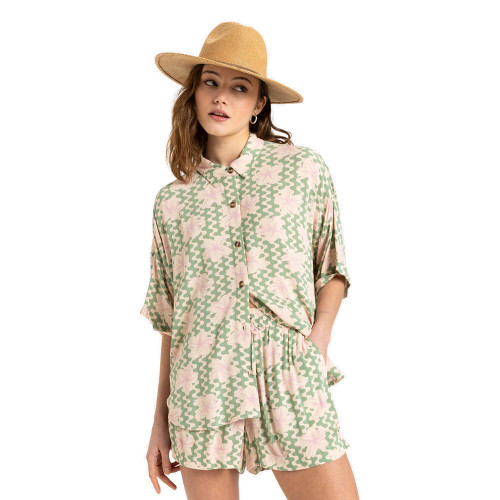 Roxy Γυναικείο πουκάμισο Beach Nostalgia - Short Sleeves Shirt